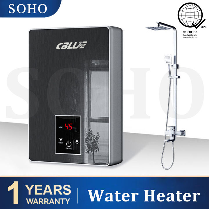 Chauffe-eau Instantané électrique 6500W Sans Réservoir - Pour Douche Et Cuisine, 220V, Affichage Digital