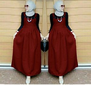 FEMMESHOPA - JUMPSUIT WANITA / OVERAL MURAH / DRESS GAMIS - FN OVERAL AYESHA