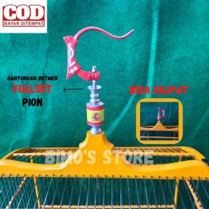 MAHKOTA SANGKAR MURAI FULLSET GANTUNGAN PION (SPAIN) MAHKOTA MURAI CAKRAM MURAI