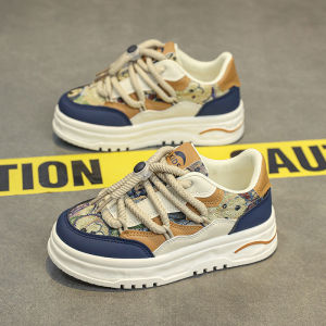 Sepatu Sneakers Import Anak Laki Laki/Perempuan Anak Tanggung Sulam AbsrakTemali size 32-39 Free Dus