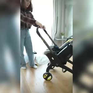 4 in 1 Car Seat Stroller Multifunctional Baby Stroller Reversible Handle Infant Carrier All in One for Newborn