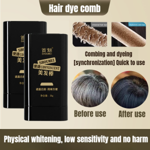 Disposable hairdressing stick for black hair color combing and dyeing synchronization
