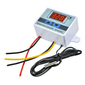 XH-W3001 AC 110V-220V Led Digital Thermoregulator Thermostat Temperature Controller Control Fan Controller Multifunction Digital Control Switch