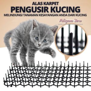 Alat Pengusir Anti Kucing Anjing Matras Karpet Duri Paku Tanaman Hias