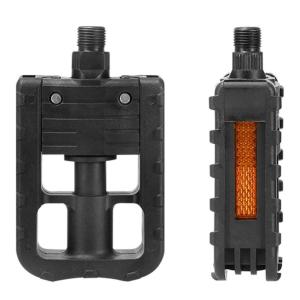 Comfortable Bicycle Pedals for Mountain and Road Bikes Folding Non-slip with Reflector Aluminum Alloy for Easy Installation