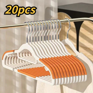 Flocking clothes hanger non-slip clothes drying rack high-end clothes hanger
