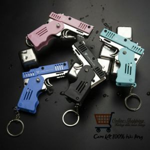 Đồ Chơi Móc Khóa Dây Thun Chất Liệu Thép Không Gỉ Loại Tốt (Tặng kèm túi dây thun)