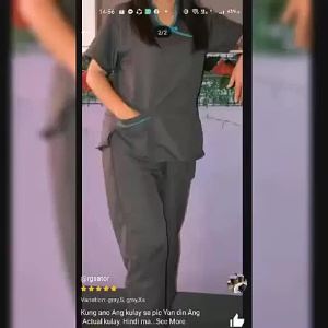 CHINISE COLLAR PIPING SCRUB SUIT PITCH TWILL COTTON