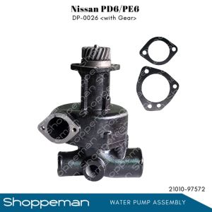 NISSAN PE6 PD6 WATER PUMP ASSEMBLY WITH GEAR 21010-97572 DP-0026
