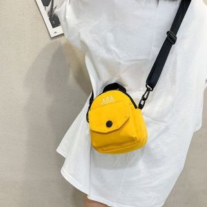 iFASHION 1288 Women Canvas Small Sling Casual Crossbody Shoulder Handbag Messenger Bag Wanita Beg Kain Perempuan Murah