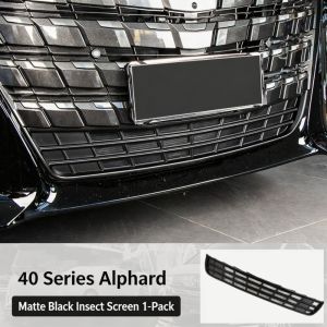 Toyota Alphard AH40 2023-2026 Front Bumper Grill Mosquito Net Custom Fit Anti-Insect Mesh