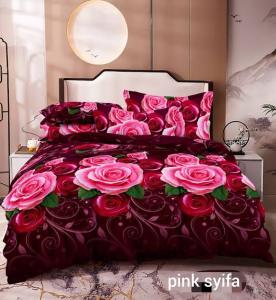 SEPRAI PROMO TERBATAS ( BELI 1 YA DAPAT 1 ) SPRAI PREMIUM MOTIF BUNGA 3D BAHAN KATUN SUPER GRADE A SEPREYE CANTIK KEKINAN UKURAN 180X200 SET SARUNG BANTAL4 GULING 2 SPRAI TERBARU ANTI LUNTUR 1 SET TANPA BEDCOVER