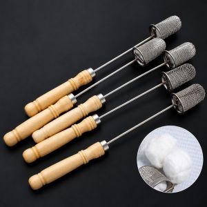 [Đủ Size] Que Châm Lửa Giác Hơi 24cm Cán Gỗ Đầu Lưới Dụng Cụ Mồi Lửa Spa Đông Y