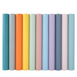 WISHAHA PVC Self Adhesive Wallpaper Waterproof 1/3/5m Wall Stickers Removable Wall Covering Film Home Decor