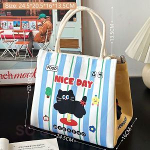 SKISOPGO kids Cute Cartoon Capybara Lunch Bag 可爱儿童便当包