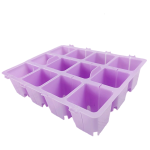 Nhiều di động Cây Giống container khay nhựa làm vườn khay Màu mã hóa khoang cho hiệu quả canh tác