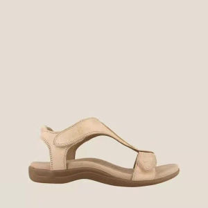 [Free Shipping] New In Stock: Size 43 Large-Size Thick-Soled Wedge WomenS Sandals With Velcro Strap