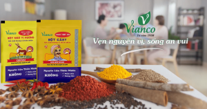 Combo 10 gói bột Cà Ri gói 10g hiệu Ông Già Ấn Độ Vianco Gia Vị Việt Ấn gia vị Vianco