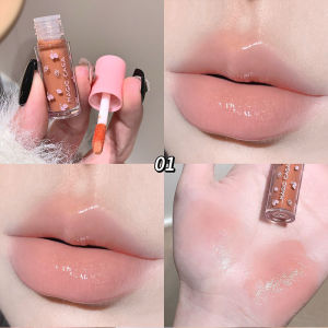 4PCS Lip Gloss Set Moisturizing Shine Shimmer Lipstick Plumping Tint Care