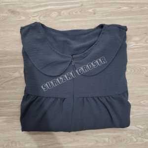Surizki Midi Dress Crincle Airflow Fashion Kekinian dengan Bahan Premium Zipper Depan (Bisa untuk Busui) All Size