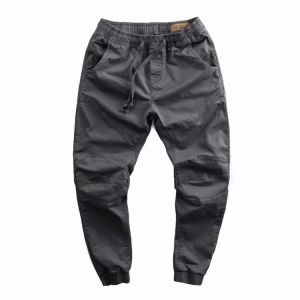 Men Casual Pants Men Trendy Elastic Waist Workwear Pants Men Jogger Pants Seluar Lelaki Seluar Trousers [1561]