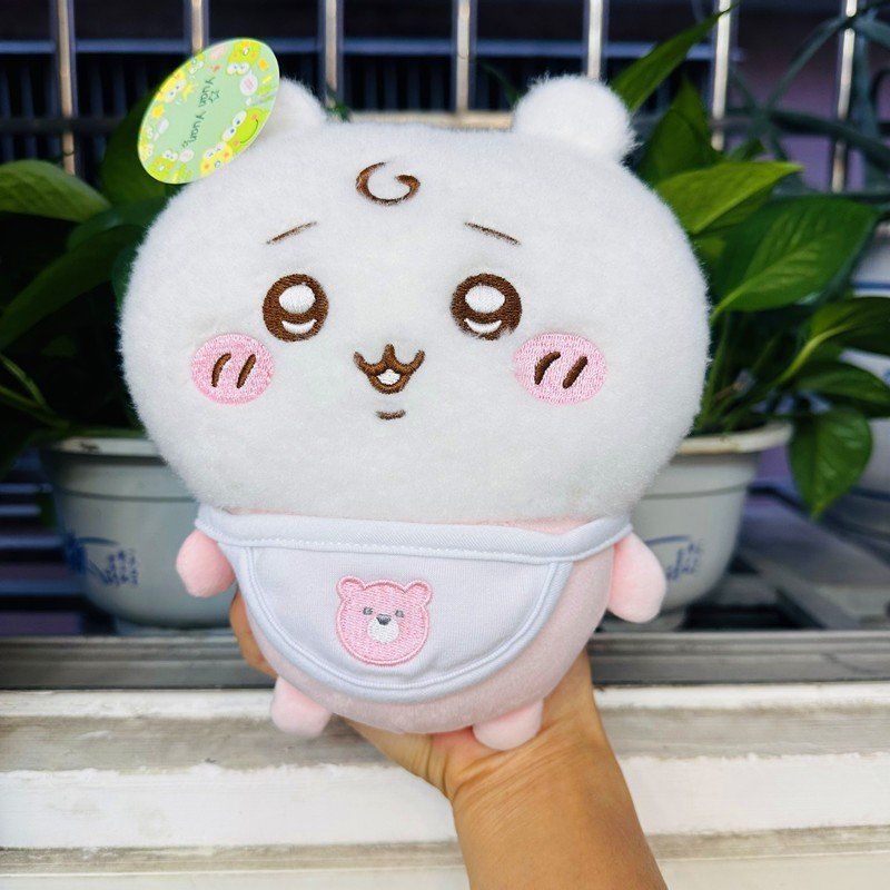 Chiikawa Sleeping Plush Pillow Usagi And Hachiware Cuddle Cushion_voghion.com
