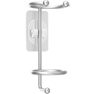 JEHUA No Punching Electric Toothbrush Holder Wall Mounted Space Saving Toothbrush Rack Metal Storage Base Toothpaste Storage Shelf Bathroom