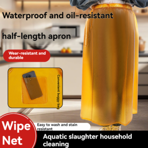Apron Tpu Odorless Heat-Resistant Waterproof Oil Resistant Mens And Womens Aprons