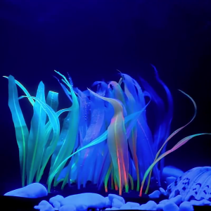 Silicone Artificial Kelp Aquarium Decorations High Simulation Realistic Colorful Water Seaweed Fish Tanks Decor