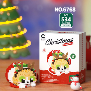 Christmas Eve Traditions Series Miniature Building Block Brick Toy Boy Girl Decoration Mainan Kanak Lelaki Perempuan