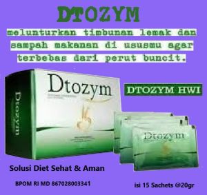 BMH-Minuman serbuk berserat tinggi MYZOTD PEMBERSIH USUS & PENURUN BERAT  ISI 15 Sachet