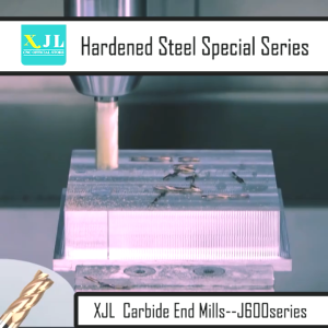 XJL 2 Flute Carbide End Mill HRC60 Nano Coating Tungsten Steel Milling Cutter For Steel CNC Tool
