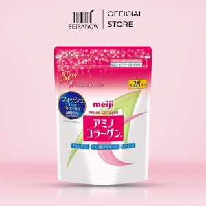 MEIJI Amino Collagen Powder Premium - 28 Days & Meiji Amino Collagen Pink for starter pack