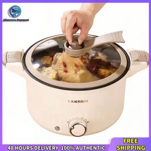 Winnereco Multi-Functional Integrated Electric Wok Stainless Steel Liner Small Electric Hot Pot for Ramen Noodles Pasta Egg Soup