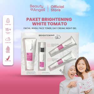 (Paket Kecantikan) BEAUTY OF ANGEL -  Brightening With White Tomato Extract - White Tomato Series 4in1