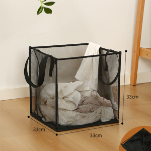 Mainland Keranjang Baju Kotor Lipat Tempat Cucian Baju Laundry Bag Keranjang Baju Tempat Pakaian Serbaguna Laundry Basket dengan Gagang HSB223