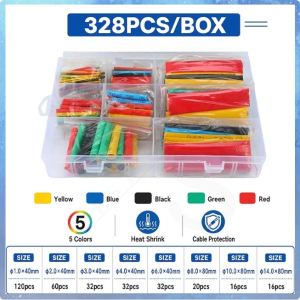 164PCS Heat Shrink Tubing Tube Tubing Insulation Isolation Set For Electrical Wire