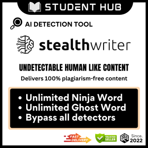 𝐅𝐀𝐒𝐓 𝐃𝐄𝐋𝐈𝐕𝐄𝐑𝐘⚡️Stealth Writer PREMIUM PLAN Humanize AI content Transform AI Text To Human