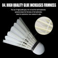 Merkis 3/6Pcs Badminton Goose Feather Shuttlecocks Sports Fitness Aerodynamics Shuttlecock. 