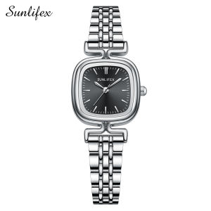 Sunlifex Jam Tangan Wanita Original Berlian Korean Gaya Elegan Kuarsa Jam Tangan Cewek New COD