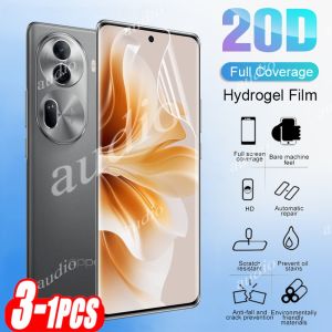 Anti Gores Oppo Reno 11 / 11 Pro 5G Tempered Glass Hydrogel Lentur Bening Clear Screen Guard Hp