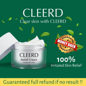 BUY 2 FREE 2 CLEERD Relief Cream 30g Irritated Skin Relief Anti-Itch Cream for Psoriasis and Eczema