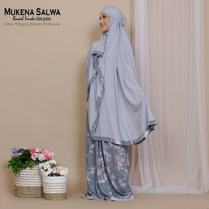Mukena Bali Salwa Bawahan Smoke Bahan Rayon Janger Premium By Zahwa