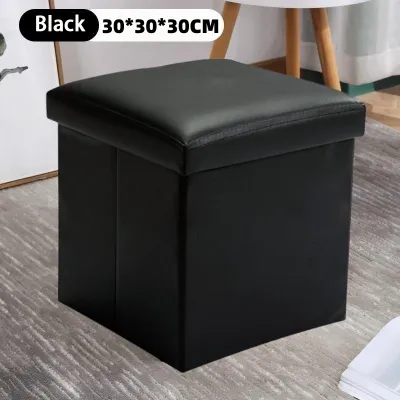 【SG Stock】Storage Stool Foldable Bench storage stool box Leather Sofa Storage Box Large Sofa Chair Bench Seat