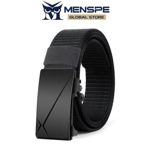 MENSPE Men Belt Outdoor Nylon Belt Automatic Buckle Belt Simple Fashion Belt  Men’s Waist Belts Casual Business Belt Jeans Belt Nice Waistband Nylon for Men