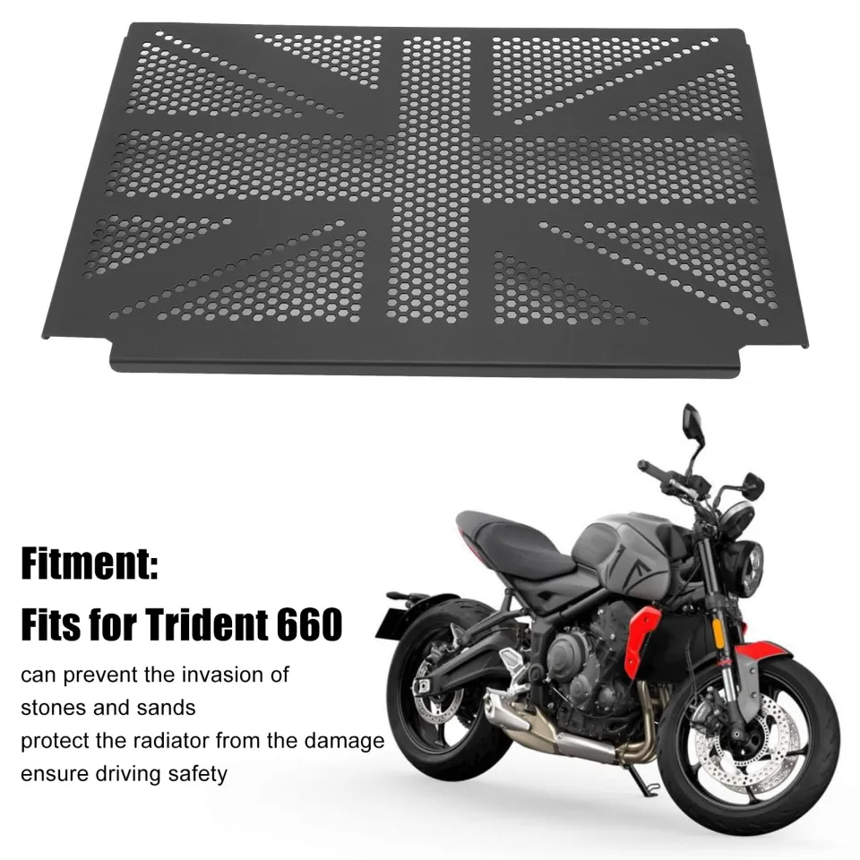 Radiator Cover Guard Motorcycle Aluminum Radiator Grille Guard Cover Protection For For Trident 660 2021-2022 Radiator Guard Protector, Body Work - Canada - View #2