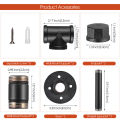 Handrails for Indoor Stairs for Stairs Steps,Metal Non-Slip Easy Install for Outdoor Indoor Stairs Porch Deck Hand Rail. 