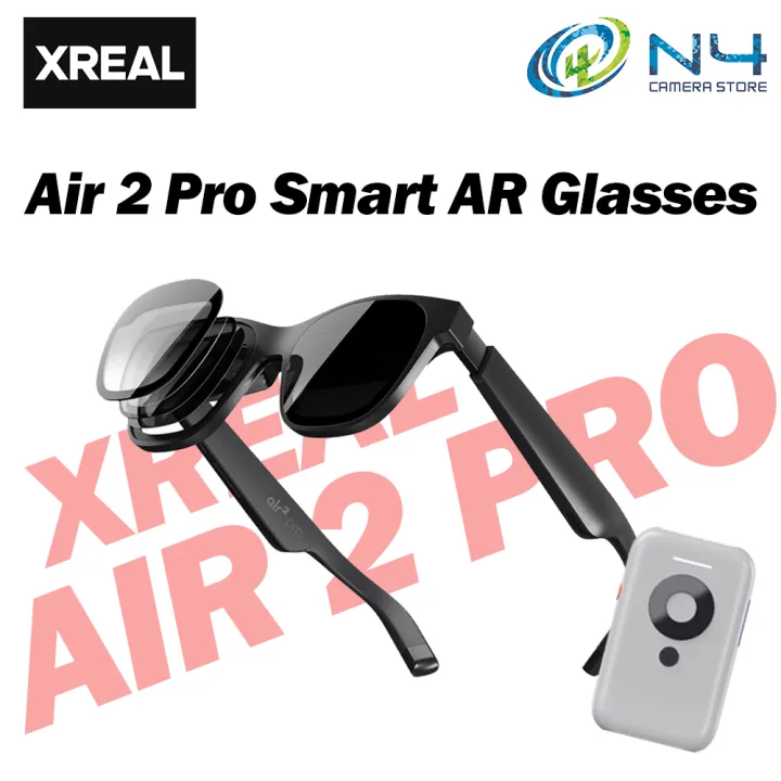 Xreal Air 2 Pro AR Glasses Wearable Display Immersion Control 75g 120Hz 1080P Smart Glasses