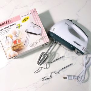 Electric stirrer เครื่องปั่นผสมแป้งไฟฟ้า ครีม แป้ง เครื่องผสมอาหาร เครื่องตี Food Mixer 180 วัตต์ 7 ระดับ สามารถควบคุมความเร็วได้ตามควา