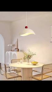 SXH  Nordic UFO Pendant Light Cream Style Dining Room Pendant Light Modern Simple Dining Table Lamp ph5 Chandelier Zhongshan Lighting